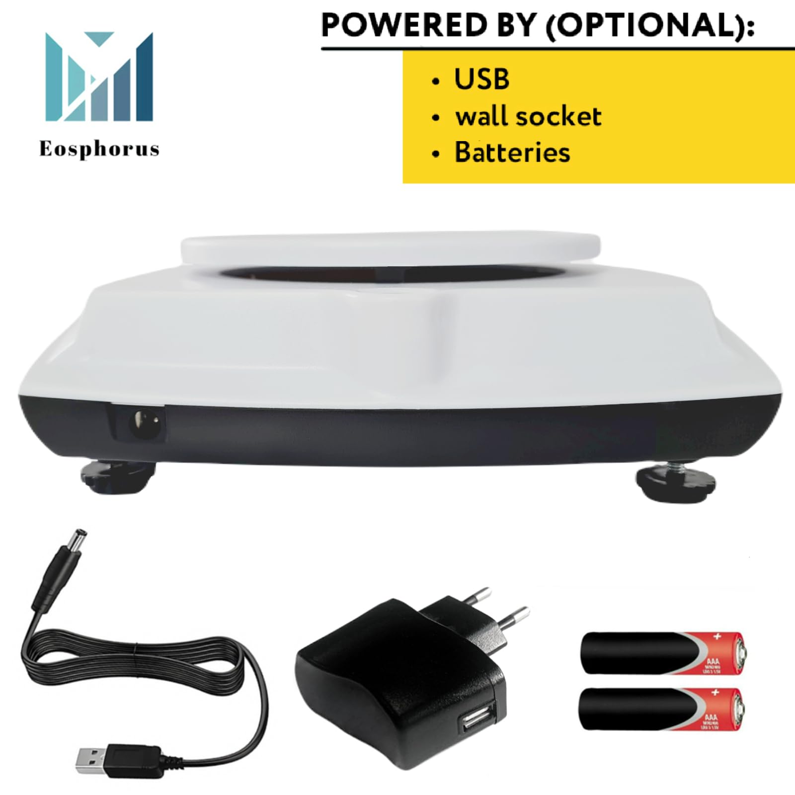 Eosphorus Báscula digital analítica LCD de 2116oz x 000oz para escuela