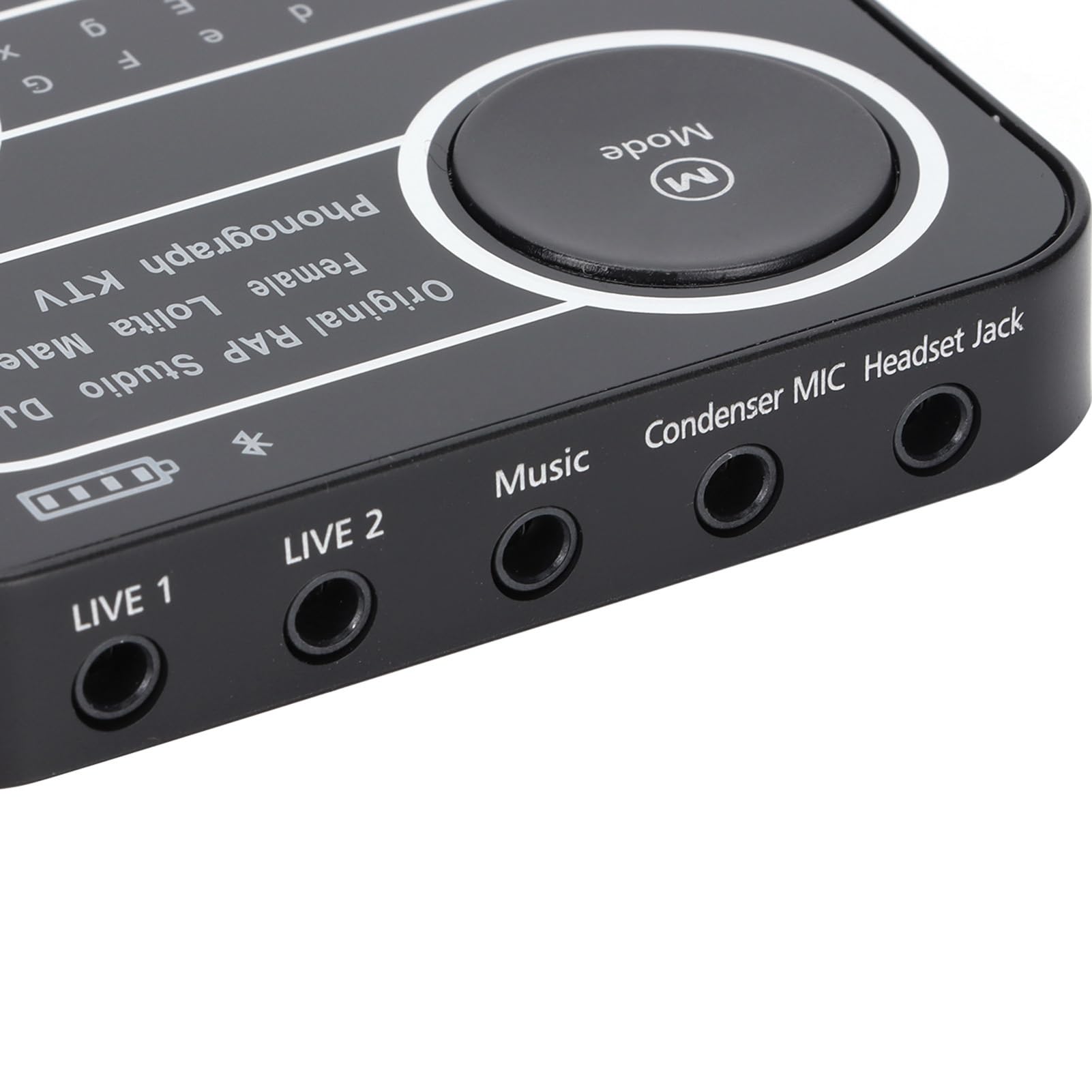 Scheda dal con 13 Effetti Sonori, Mixer Bluetooth DJ per Telefoni iOS/Android, Computer, Tablet, , Scheda per Streaming Live, Trasmissione di Musica, Registrazione(K9)