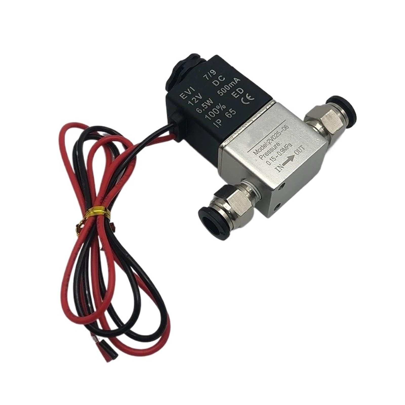 Électrovanne pour arrosage automatique et contrôle d'eau 220V normalement fermée 8mm