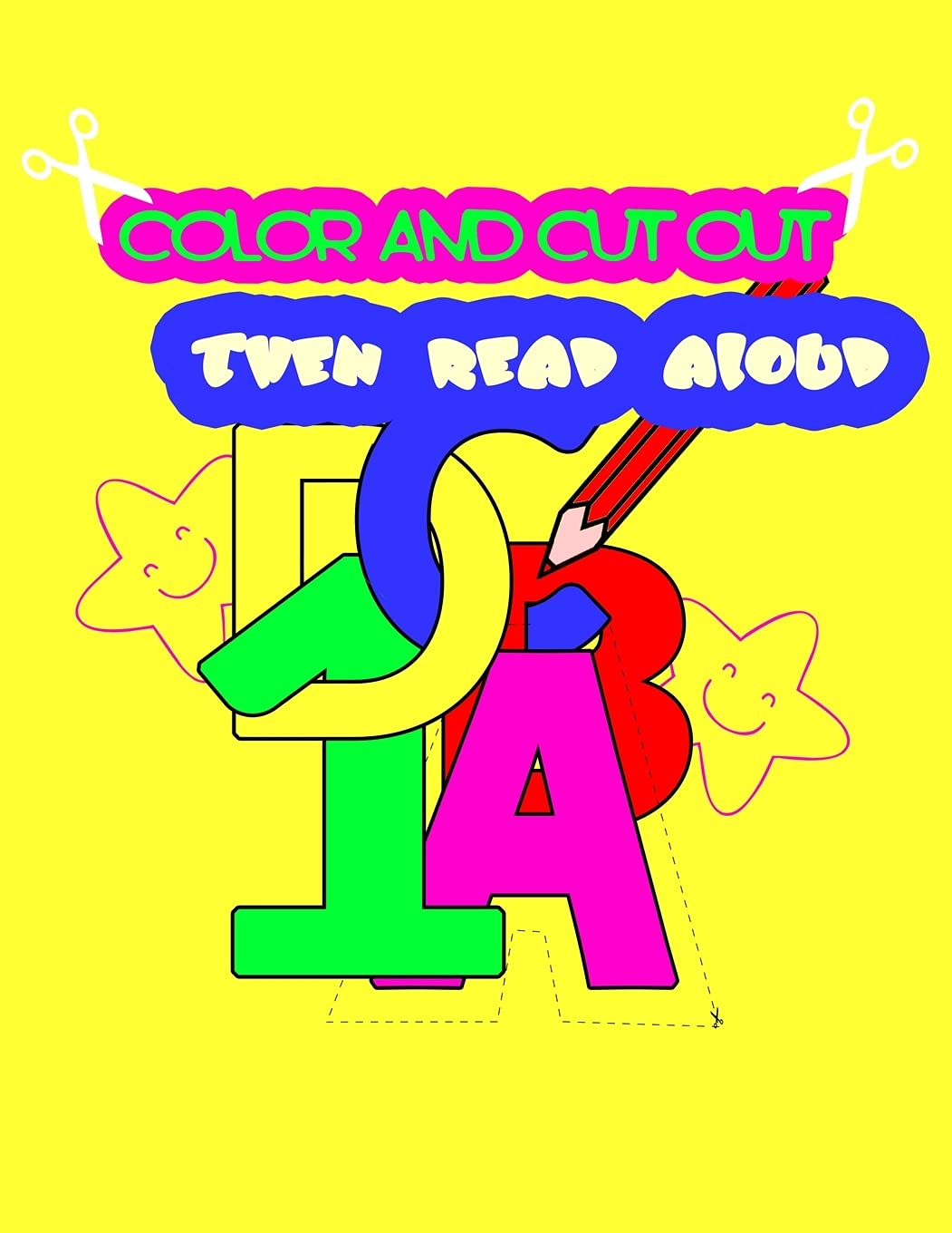 Buy Color and Cut Out Then Read Aloud Scissor skills activity book for