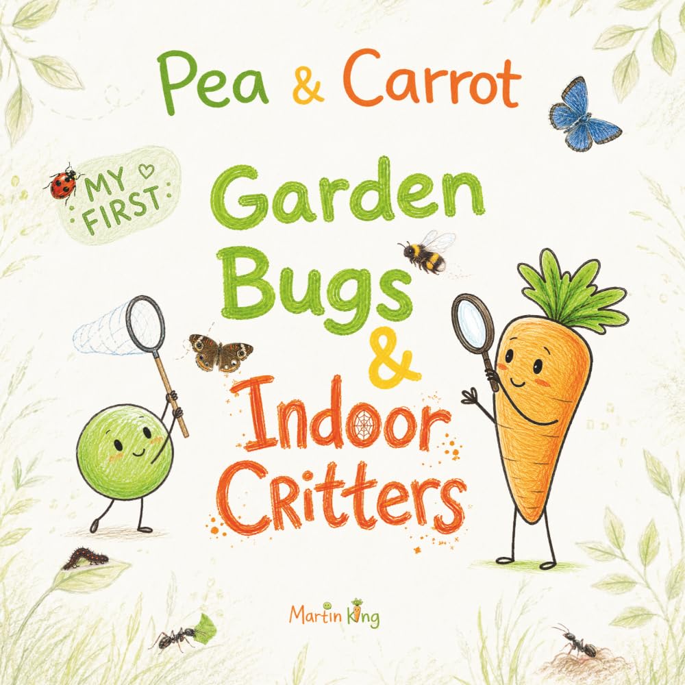Pea & Carrot: My First Garden Bugs & Indoor Critters: Explore the Tiny World All Around You (My First Books with Pea & Carrot)