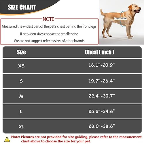 Miniatura 6 de Bcadem Chaleco de servicio para perro, 8 parches para perros, arnés para perro de servicio sin tirones con asa, chalecos reflectantes personalizados