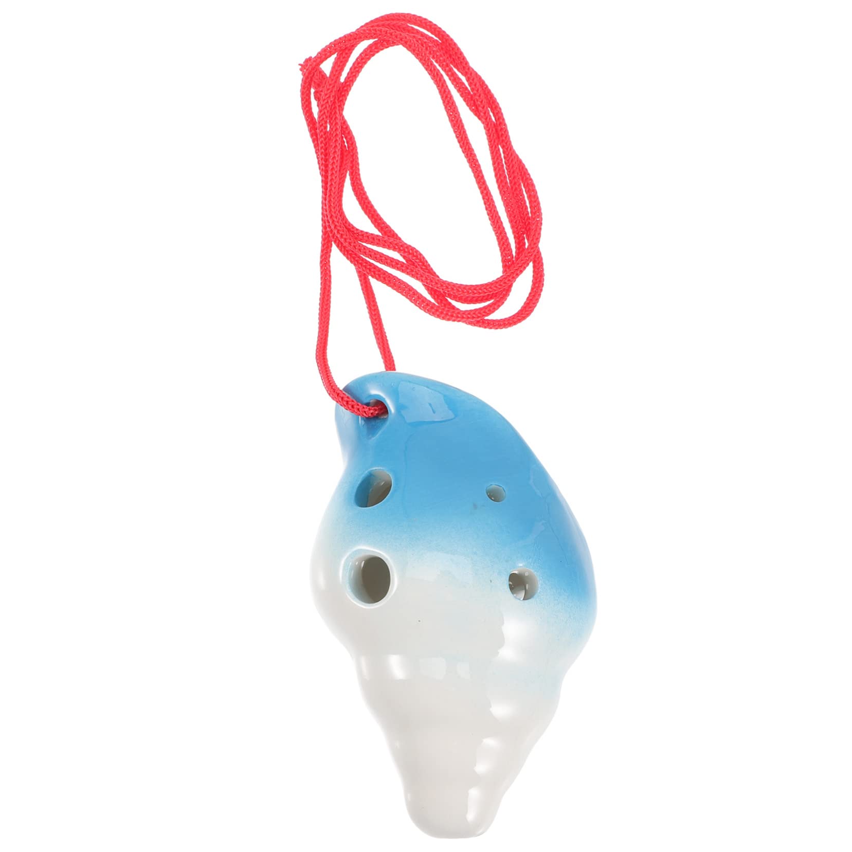 Yardwe Musical Beginner Ocarina for Adorable Conch Shape Wind Instrument present for Beginners Durable Material Delicate Design for Practice and Souvenir Random Color