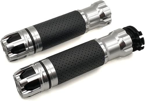 Manillar de motocicleta universal 22 0.945 in CNC manillar de motocicleta Agarres extremos para Kawasaki GTR1400 Z1000SX H2R KLZ1000 para Versys