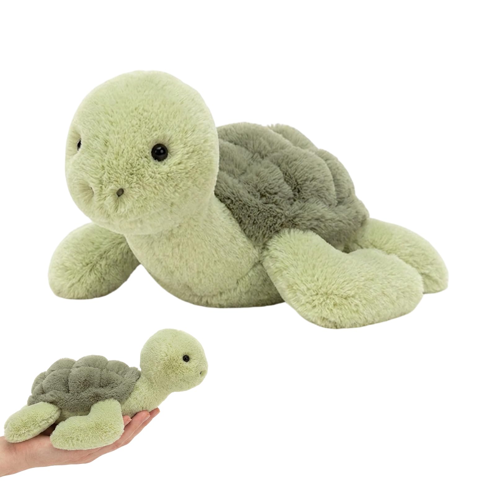 Turtle Teddy, 28cm Cute Stuffed Animal Apple Turtle Toy for Gift Decor