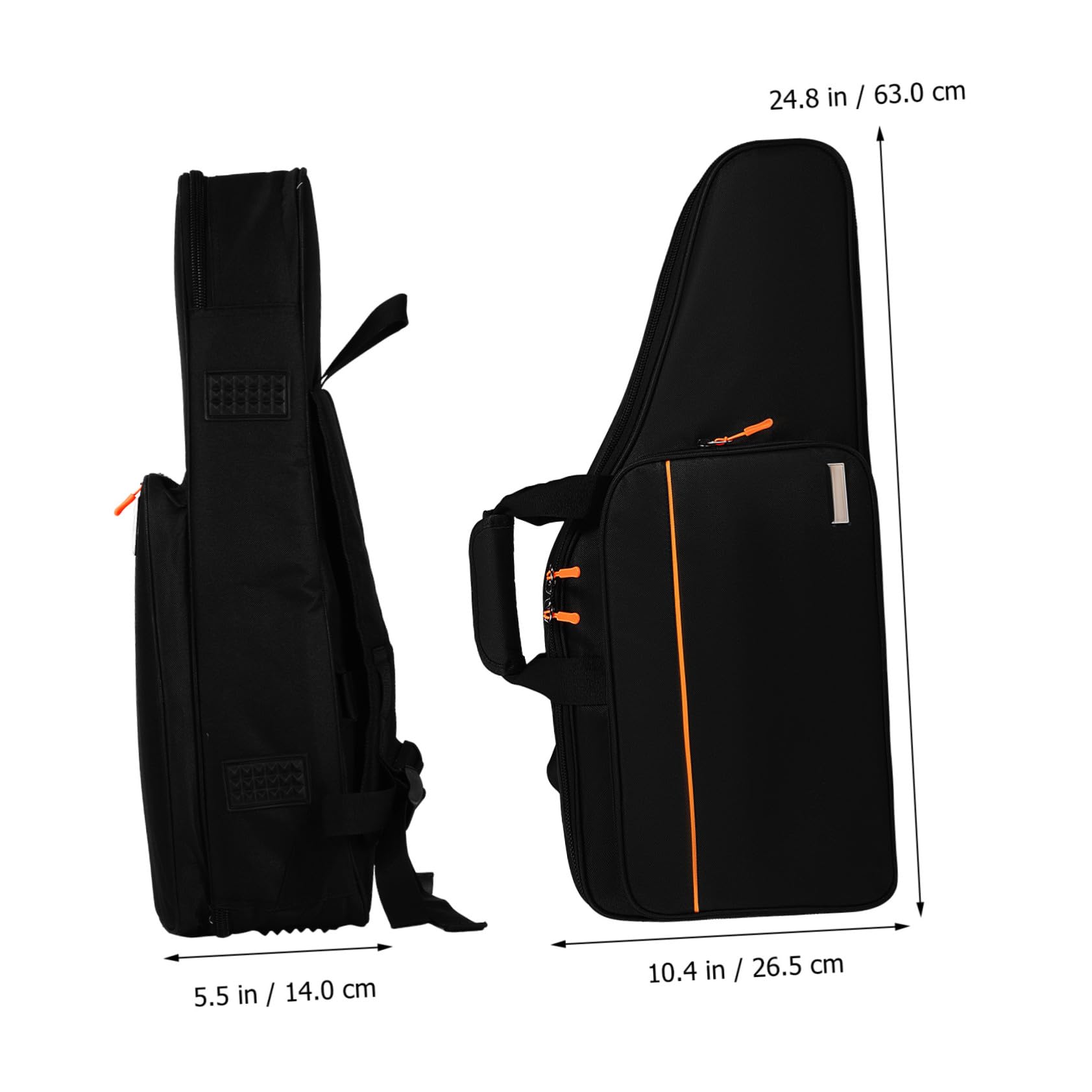 Mochila Para Saxofón Alto Bemol, Estuche Acolchado De Tela Oxford Resistente Al Desgaste, Doble Correa Para Transporte Cómodo, Bolsa De Almacenamiento Para Instrumentos Musicales