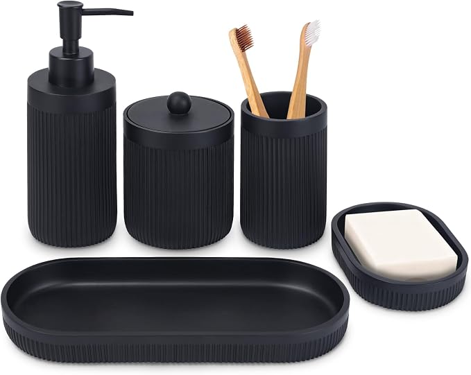 Bathroom Set - Black