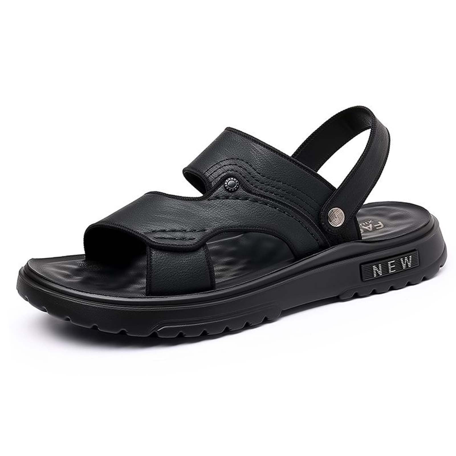 Sandalias Playa Hombre Suela de Goma Malla Transpirable con Bandas Ajustables Senderismo Casual Chanclas Piscina Amortiguado Zapas Calzado Sandalia Antideslizante Comodo para Exterior Verano