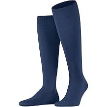 FALKE Men's ClimaWool Knee-High Socks, Blue Royal Blue 6000, 8-9, 1 Pair