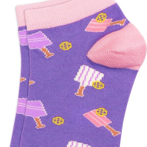Image of Mint & Oak Low Cut Ankle Women Socks, Christmas Gift Quirky Socks For Friends, Cute Funky Socks, Christmas Secret Santa Gifts For Women