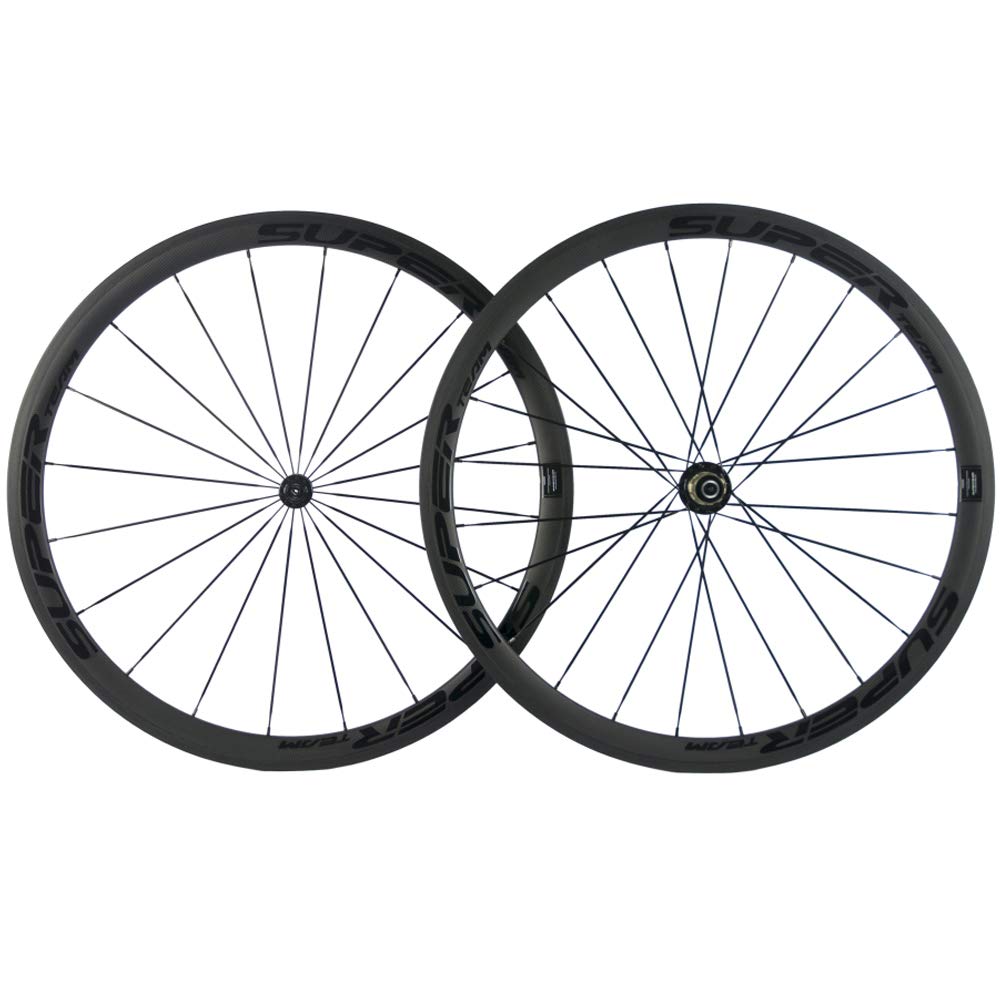 Superteam 38mm/23mm Wheelset Carbon 700c Clincher Front and Rear Wheel (Front Wheel)