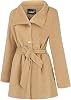 Trench Coat Women Black Winter Outwear Coat Jacket Long Women Overcoat Winter Lapel Sleeve Trench Wool Lady