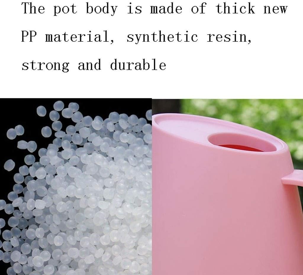 Watering Can Pp Watering Can, Watering Can, Plant Watering Can with Long Spout, European Style Watering Pot,Gardening Tools （1.8L Grey） Decorative Watering Can(Pink)