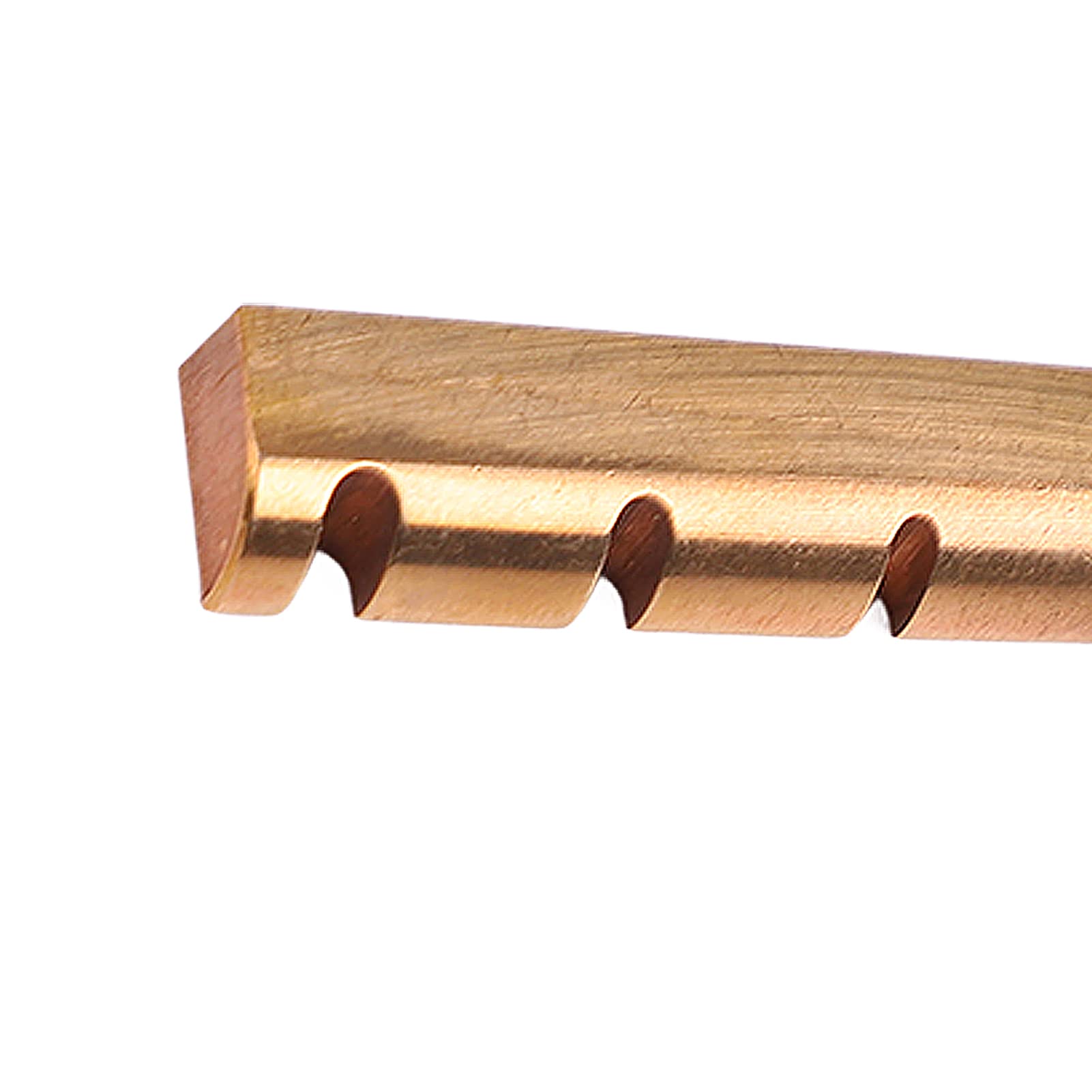 Dado d'ottone Basso, Dado d'ottone Pre Scanalato Sostituzione Rapida dell'installazione Ascensore Basso Perfetto per lo Strumento a Molla (GL230 4 corde)