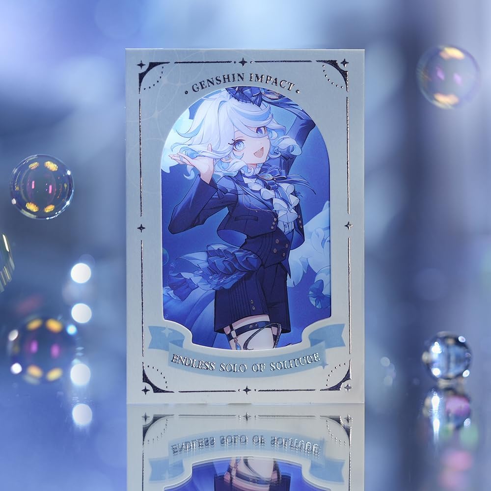 Genshin Impact Endless Solo of Solitude Furina Wireless Bluetooth Earphones Gift Box