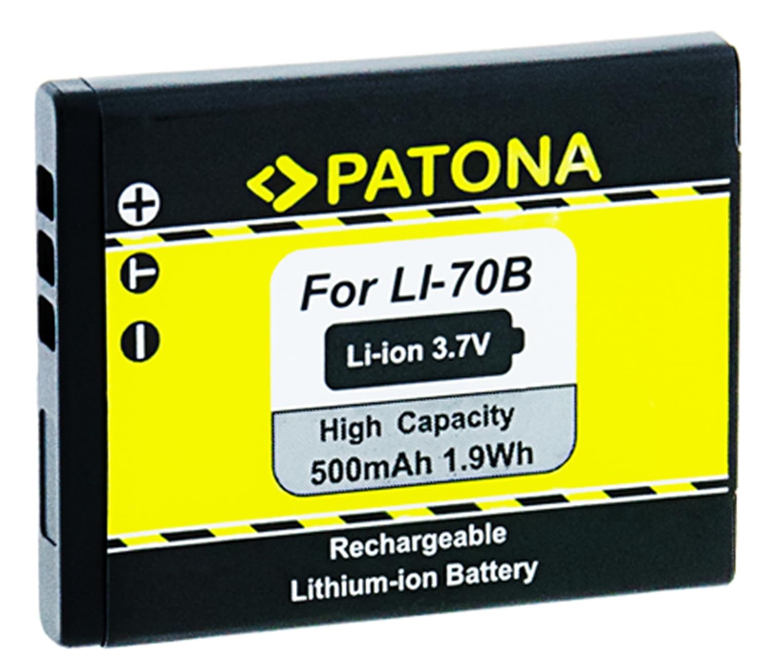 PATONA Akumulator do Olympus Li-70b Li70b VG130 VG140 500mAh | Akumulator zamienny do VG-110 VG-120 VG-130 VG-140 VG-150 VG-160 FE-4020 FE-4040 FE-5040 X-940, 100% zgodny z oryginałem