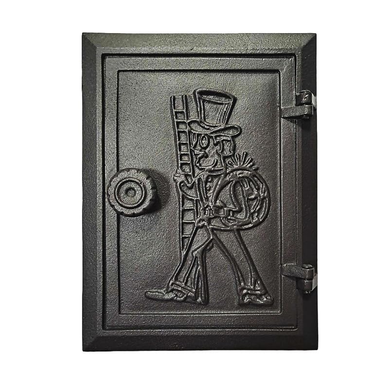 Porta di ispezione 285 x 210 mm, porta del forno in ghisa, affumicatoio