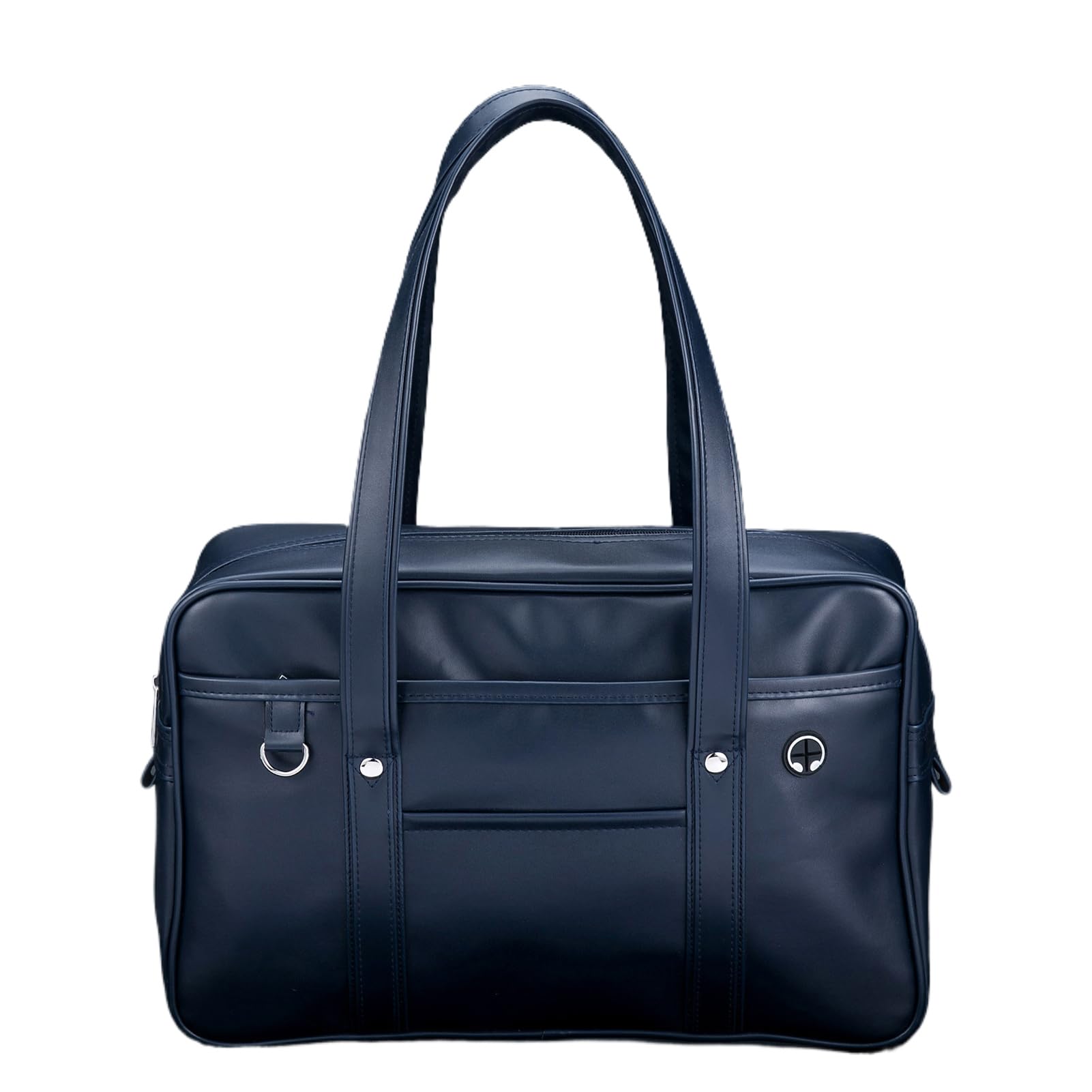 Bolso escolar de cuero PU gran capacidad para ordenador portátil de estudiante
