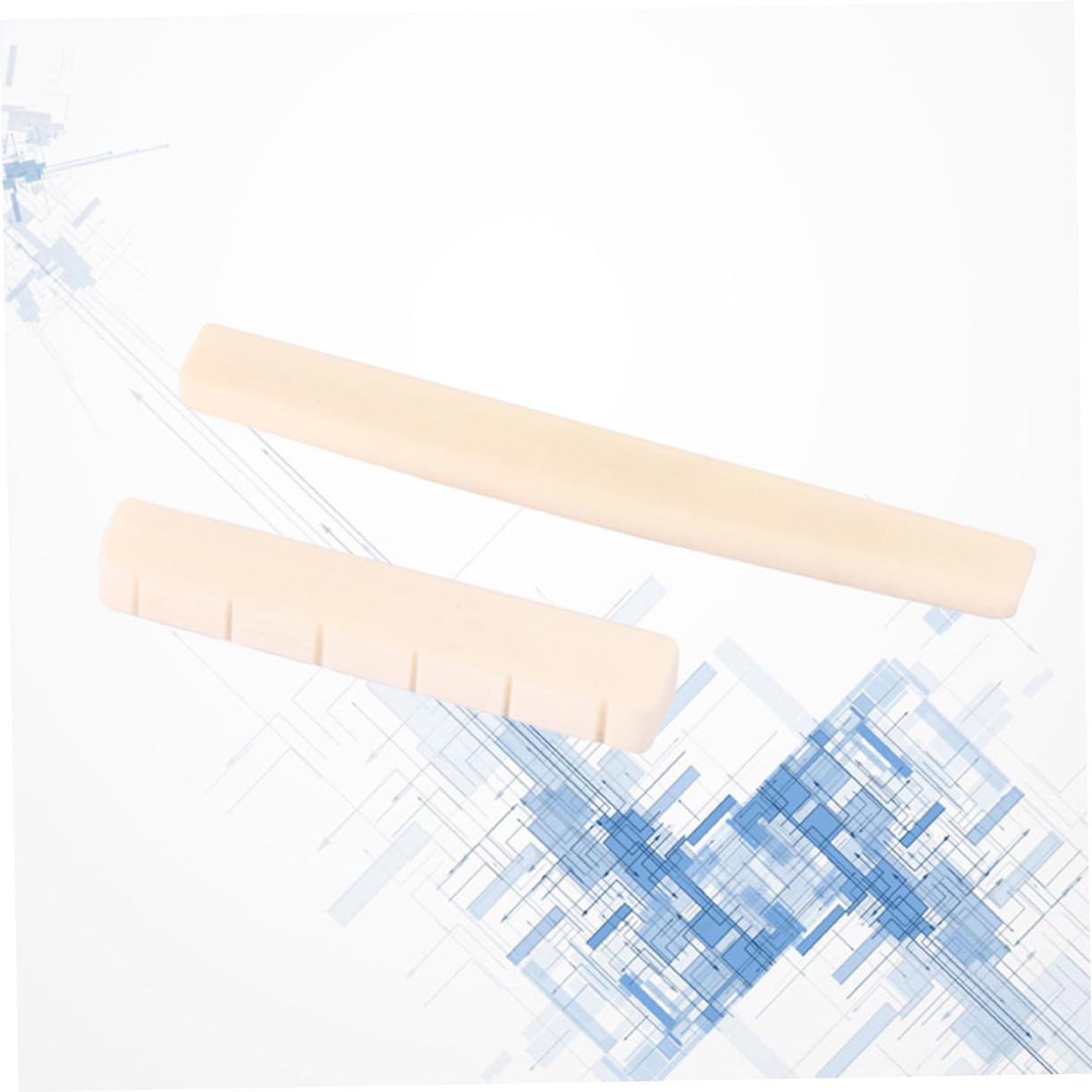 HEMOTON Guitar Bone Nut Saddle Beef Bone Pillow for Classical Guitar Arch Design Easy to Use