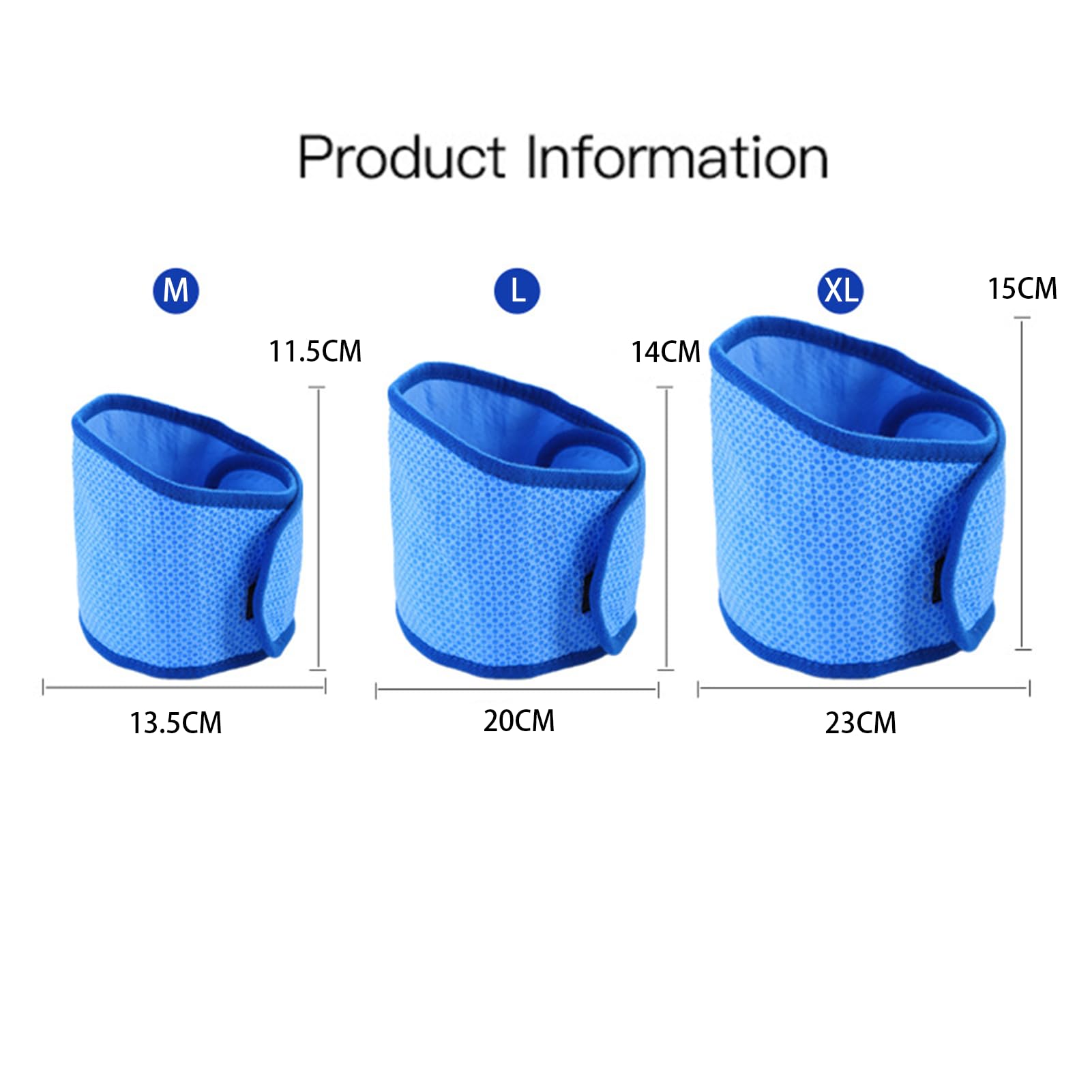 Dog Cooling Summer Bandana,Breathable Dog Cooling Collar,Instant Ice Pet Scarf,Adjustable Neck Wraps,Dogs Chill Out Vest,for Small Medium Large Dogs Cats Pet blue (M) - Image 2