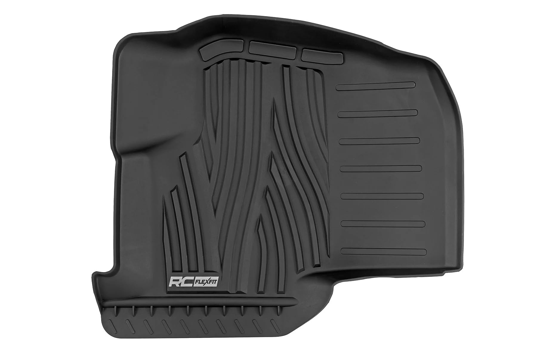 Rough Country Flex-Fit Front Floor Mats for Ford F-150 2015-25 Lightning 2022-25 Raptor 2017-25 Crew Cab - Custom — view 7