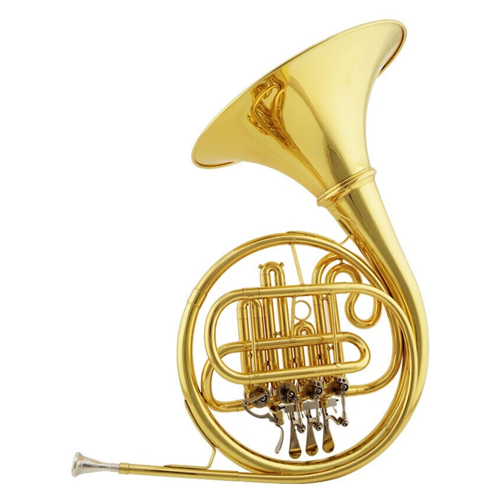Trompa francesa instrumento de viento metal 4 teclas una si bemol principiante Cuerno Francés