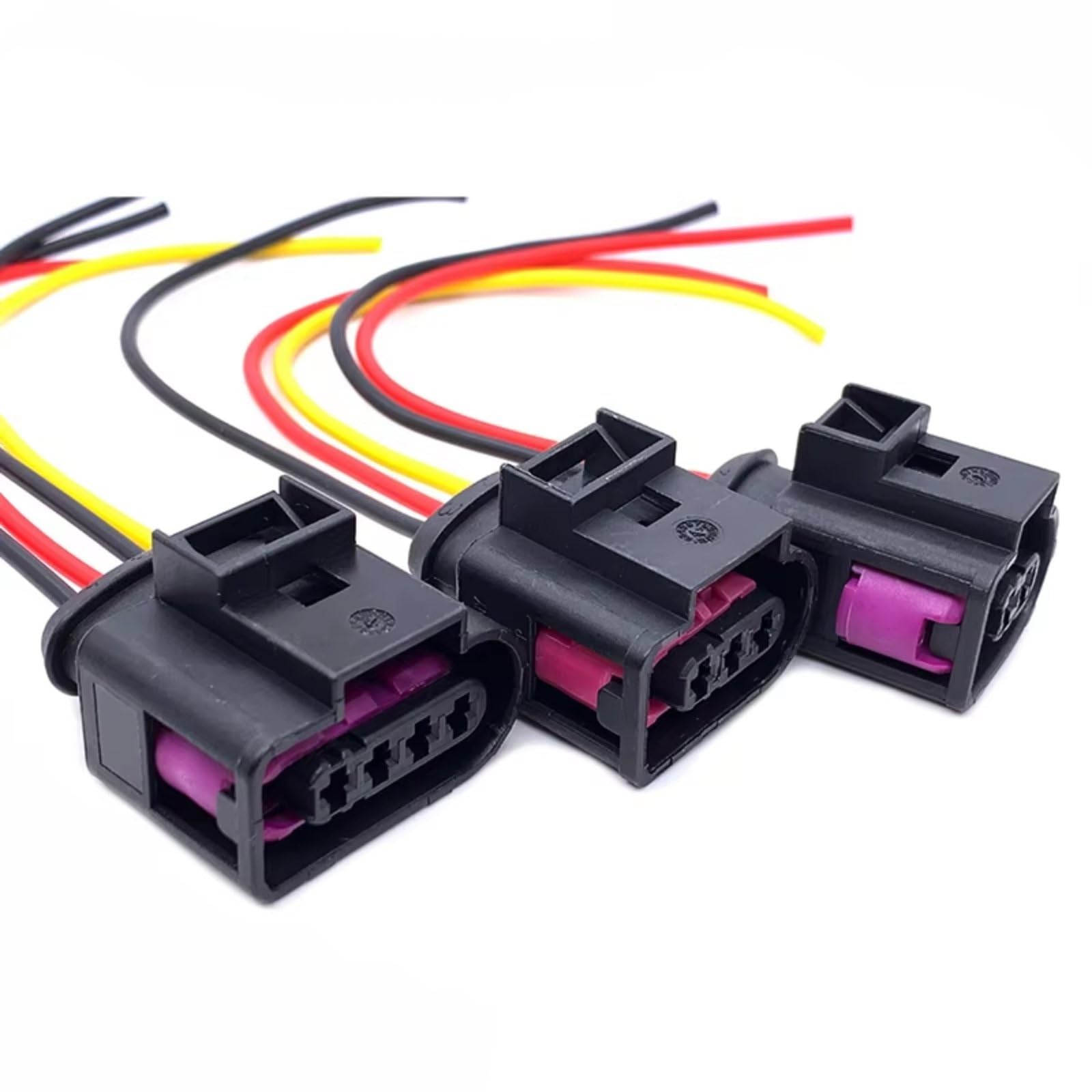 Conector Arnés Cableado Compatible Con Vw Para Passat 2 3 4 Pines Bobina De Encendido De Coche Conectores Eléctricos Conector De Arnés De Cable Hembra Piezas De Repuesto 4D0971993(2P Wire Harness)