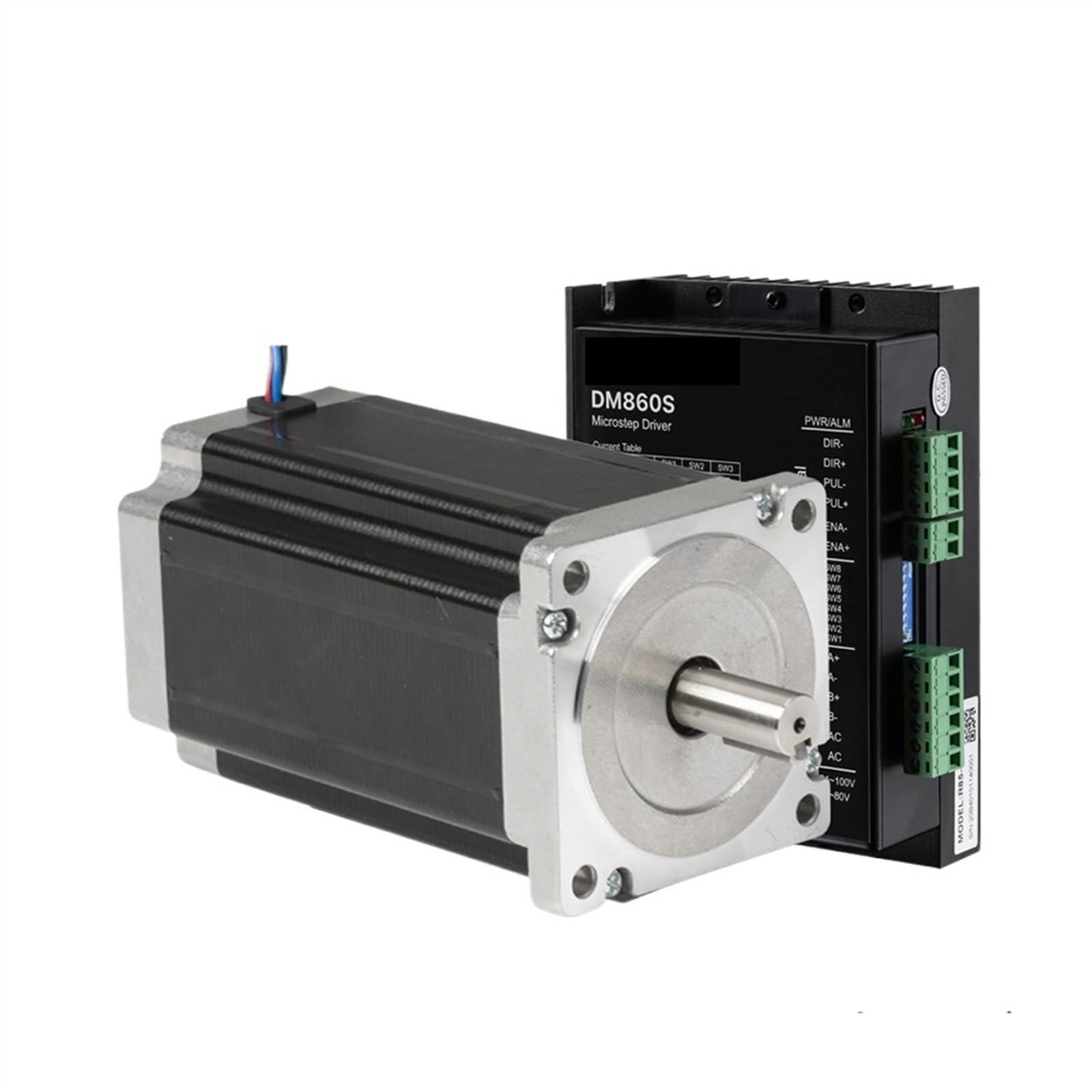 FAXIOAWA Moteur Pas à Pas 34 Kit de Pilote de Moteur Pas à Pas en Boucle Ouverte 12N.m 6,0A DM860S 2,4A-7,2A pour imprimante 3D CNC fraiseuse de Gravure pour routeur de Tour de Moulin CNC
