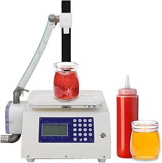 Automatic Honey Bottle Filling Machine,Viscous Liquid Filling Machine,Paste Filling Machine,50-5000ml Electric Weighing Bottle Filler Filling Machine,Auto Digital Bottle Filler for Edible Oil/Shampoo