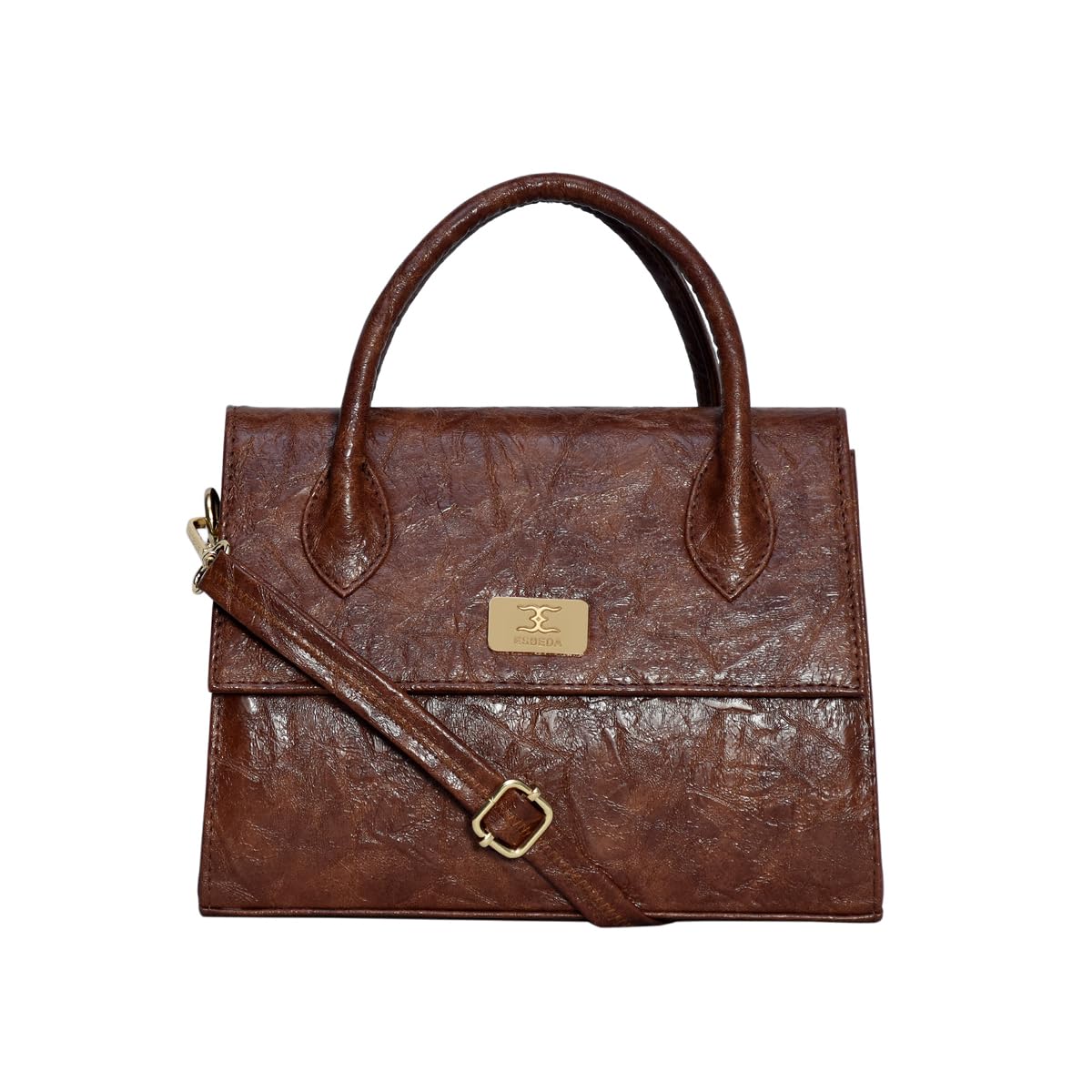 ESBEDA Tan Color Structured Top Handle Handbag For Women (B0D86PBZXN) Amazon Price History, Amazon Price Tracker
