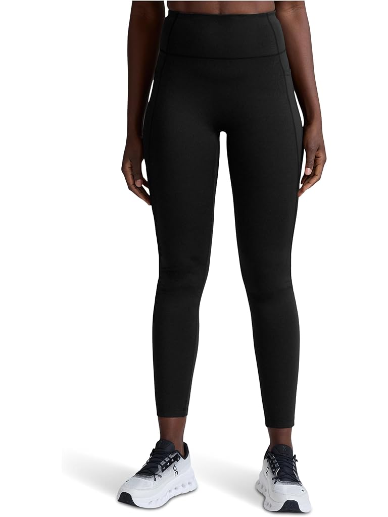 Black Beyond Yoga Allure Zip Pocket Long Leggings