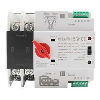 2P 100A Dual Power Automatic Transfer Switch, 220V