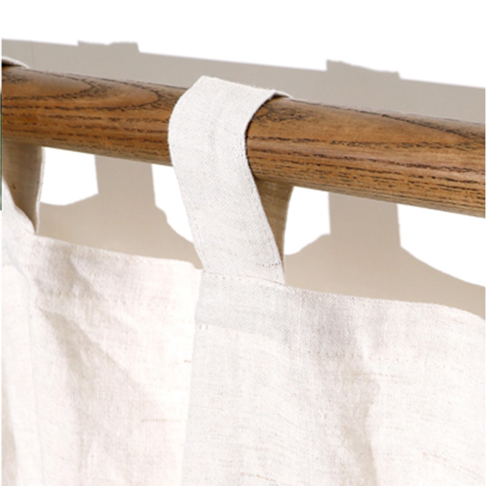 Ele & Window Treatment Solut - Asta singola / doppia in noce massiccio con staffe, 120 cm, per interni ed esterni