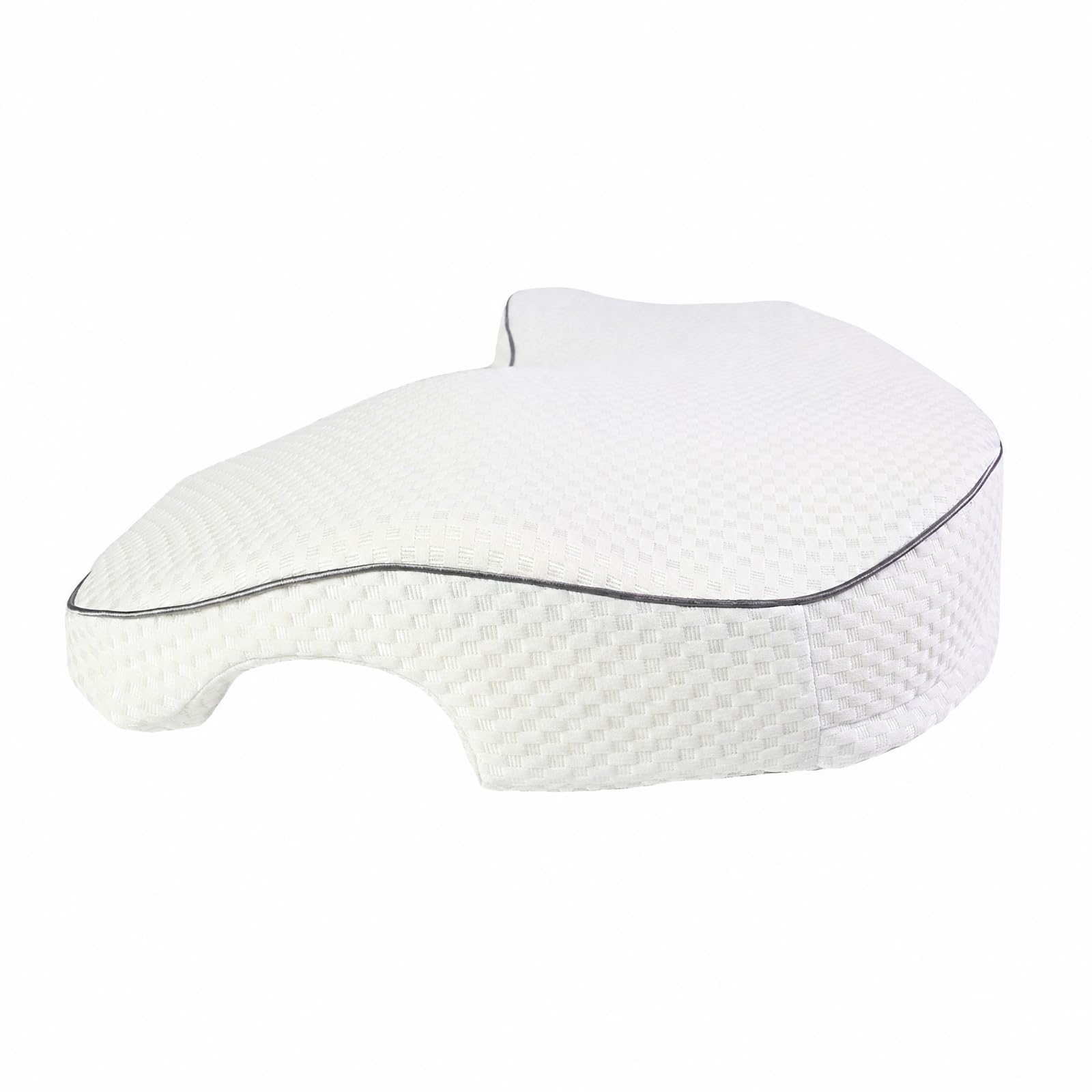 Contorneada en Forma L Ergonómica Espuma Viscoelástica con Funda Algodón Ave para Adultos, Parejas, Dormitorio,