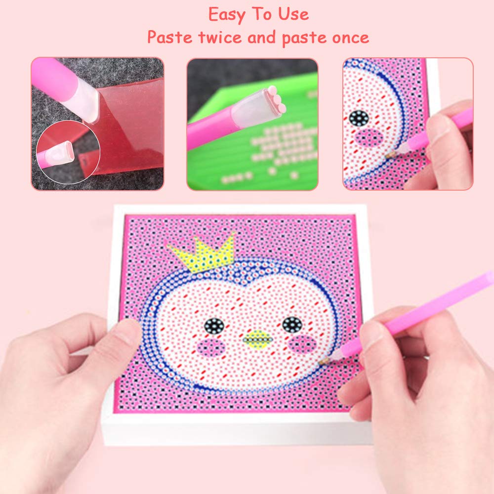 Set di Strumenti per Pittura a Diamante da 124 Pezzi Kit Punto Croce Accessori da Ricamo per Ricamo con scatole portaoggetti per organizzatore