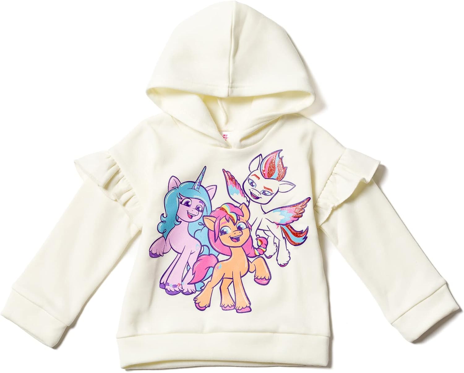 My Little Pony Zipp Storm Sunny Starscout Izzy Moonbow Girls Pullover Fleece Hoodie & Leggings Outfit Set Toddler to Big Kid