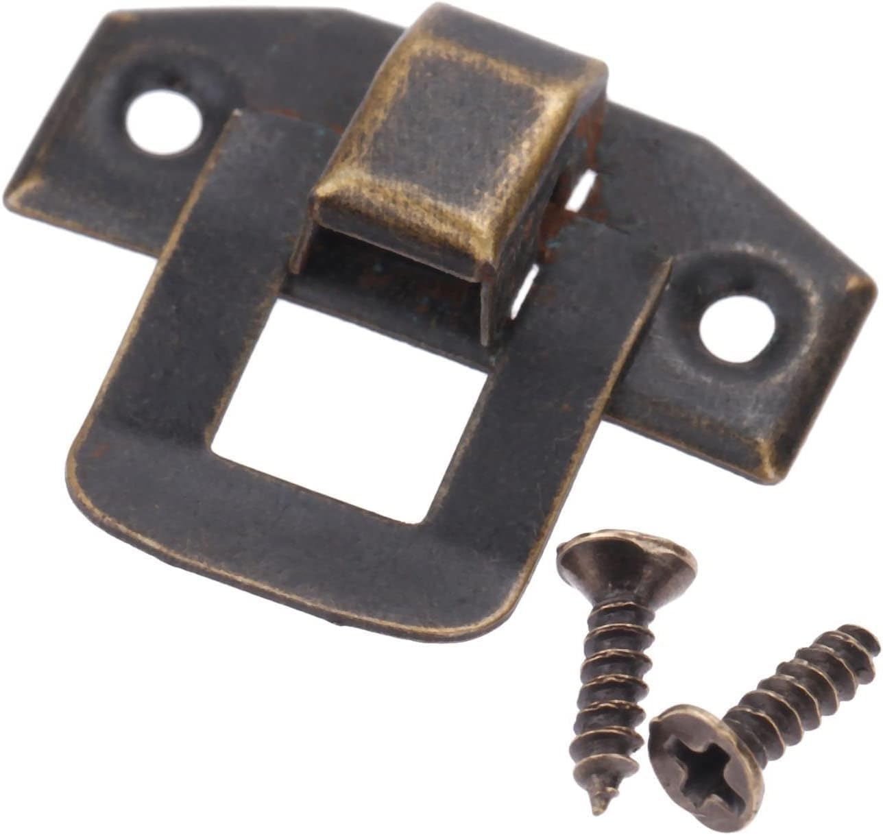 HEAGER Hasp Clasp Lock,Lock Iron Jewelry Chest Box Gift Box Suitcase Case Buckles Toggle Hasp Latch Catch Clasp Furniture Hardware 2pc