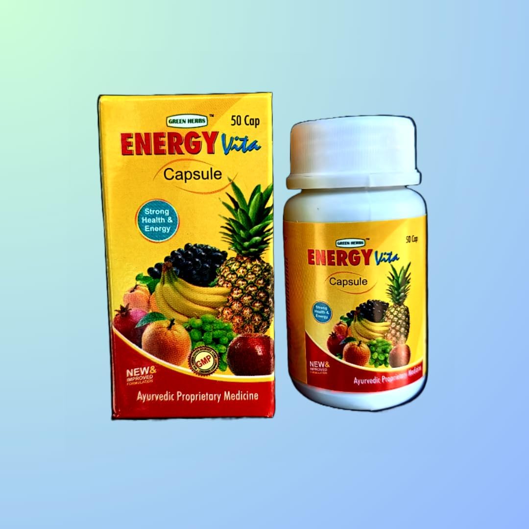 Green Herbs Energy Vita Capsule Pack of 1 (Weight Gain Capsule)