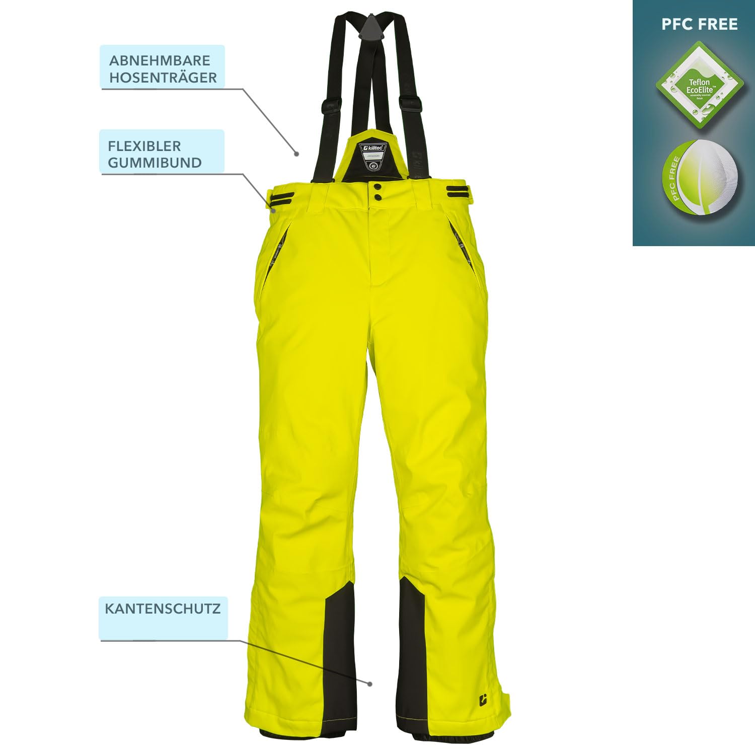 Killtec Jungen Skianzug - Skijacke und Skihose im Set - 10.000 mm Wassersäule - wasserdicht, atmungsaktiv