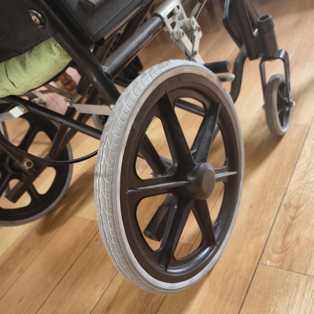 14x1.75 Ruedas Traseras Para Silla De Ruedas, 14 Pulgadas Accesorios De Rueda De Repuesto Para Silla De Ruedas Manual, Neumático De Goma De Sólido(14in/35cm-2Pcs)