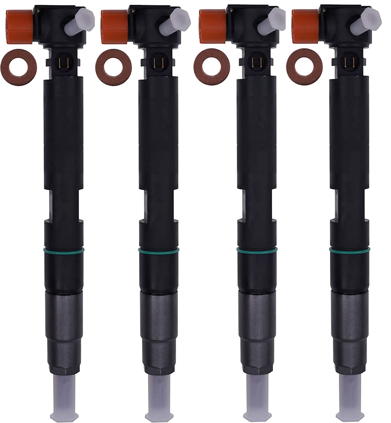 LSSOCH 4PCS Fuel Injectors with Copper Seal 7275454 28337917 400903-00074D Compatible with Bobcat S450 S510 S550 S570 S590 T450 T550 T630 T650 E32 E35