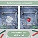 Easy Clothing Embroidery Kit - 34 Water Soluble Stick & Stitch Designs - Embroidery Kit for Clothes Starter Pack, Beginners All Inclusive Kit for Clothing Embroidery
