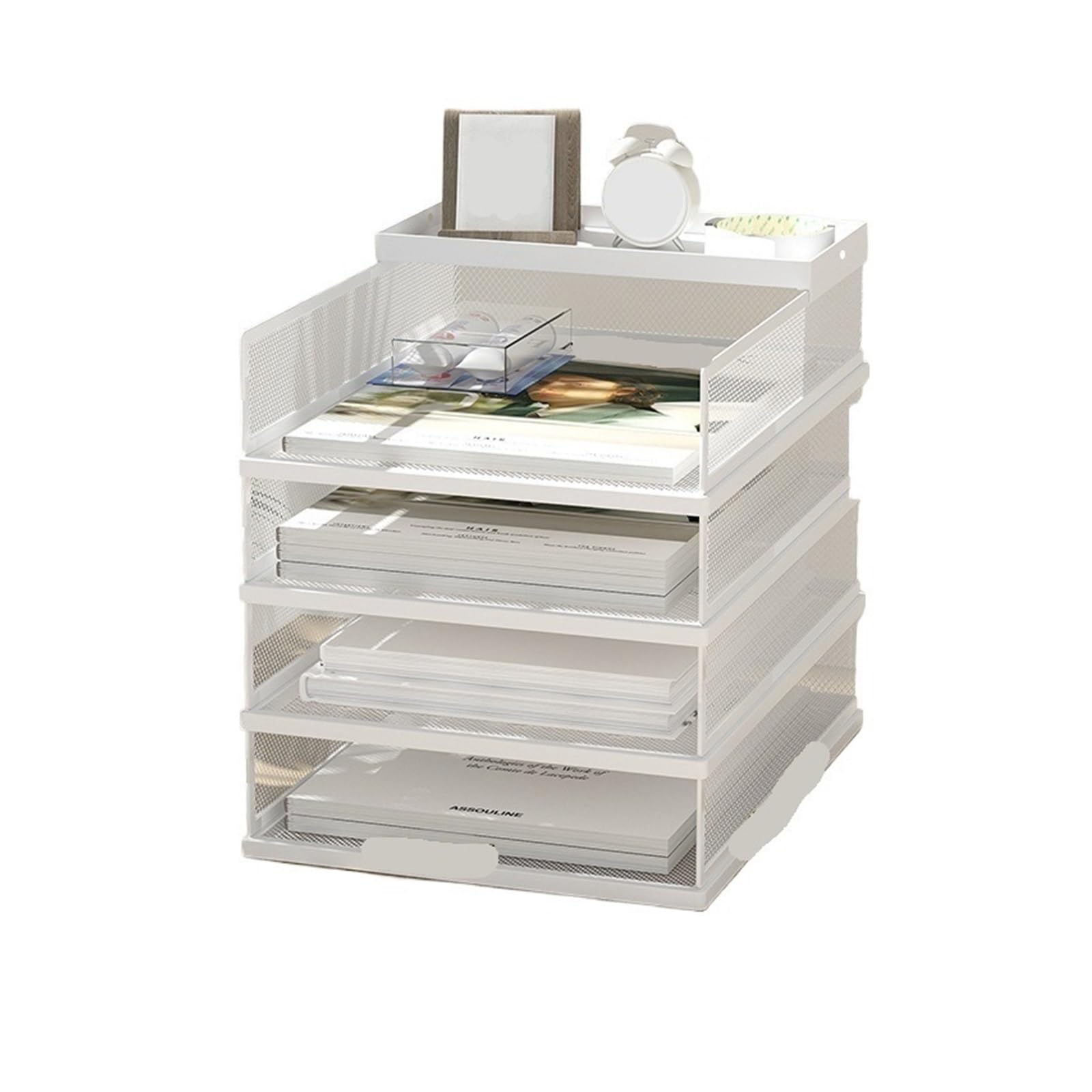 Organiseur de bureau en maille A4 pour ranger vos dossiers et stylos en télétravail