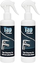 Tap Cleaner - Lime Scale & Hard Water Stain Remover Spray for Taps, Tiles, Sinks, Showers | Non-Toxic | All Purpose Cleaner 2x200ml