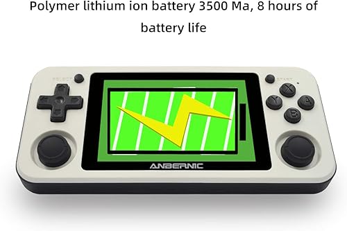Miniatura 6 de RG351P Retro Consola de juegos portátil Sistema Linux de código abierto 3.5 pulgadas IPS 320* 480 pantalla RK3326 1.5GHz 3500mAh Batería 2500 Juegos