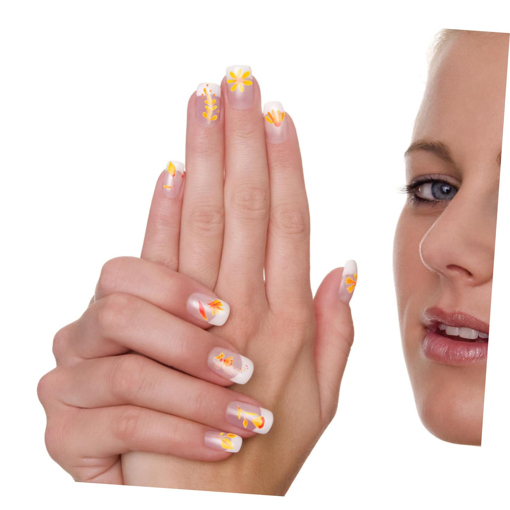 Healeved 27fogli Stickers Per Unghie Autoadesivi Decorazioni Per Nail Art Facili Da Applicare Per Manicure Festive e Quotidiane Include Design Unici Per Ogni Occasione