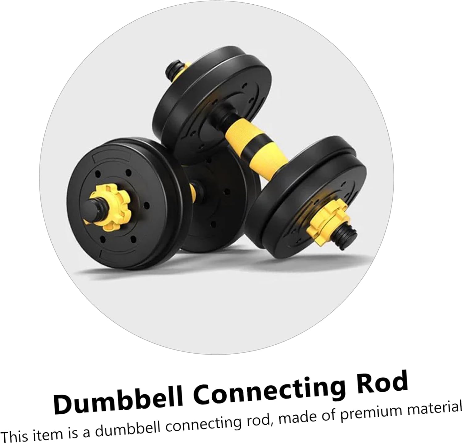 BESPORTBLE Dumbbell Connecting Rod Abs Tube 35cm Fitness Dumbbell Bar for Balanced Strength Training