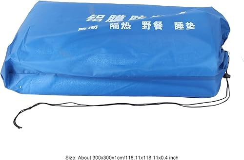 Miniatura 2 de Alfombra de camping al aire libre Película de aluminio Manta para dormir Cojín de picnic Cojín plegable ligero para senderismo y tienda de campaña