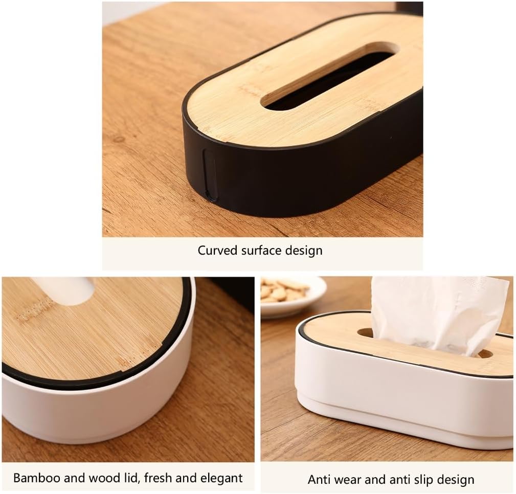 Stylish Bamboos Handwoven Materials Tissue Storage Box Home Accessory for Natural Living Space Saving Designs Gifts