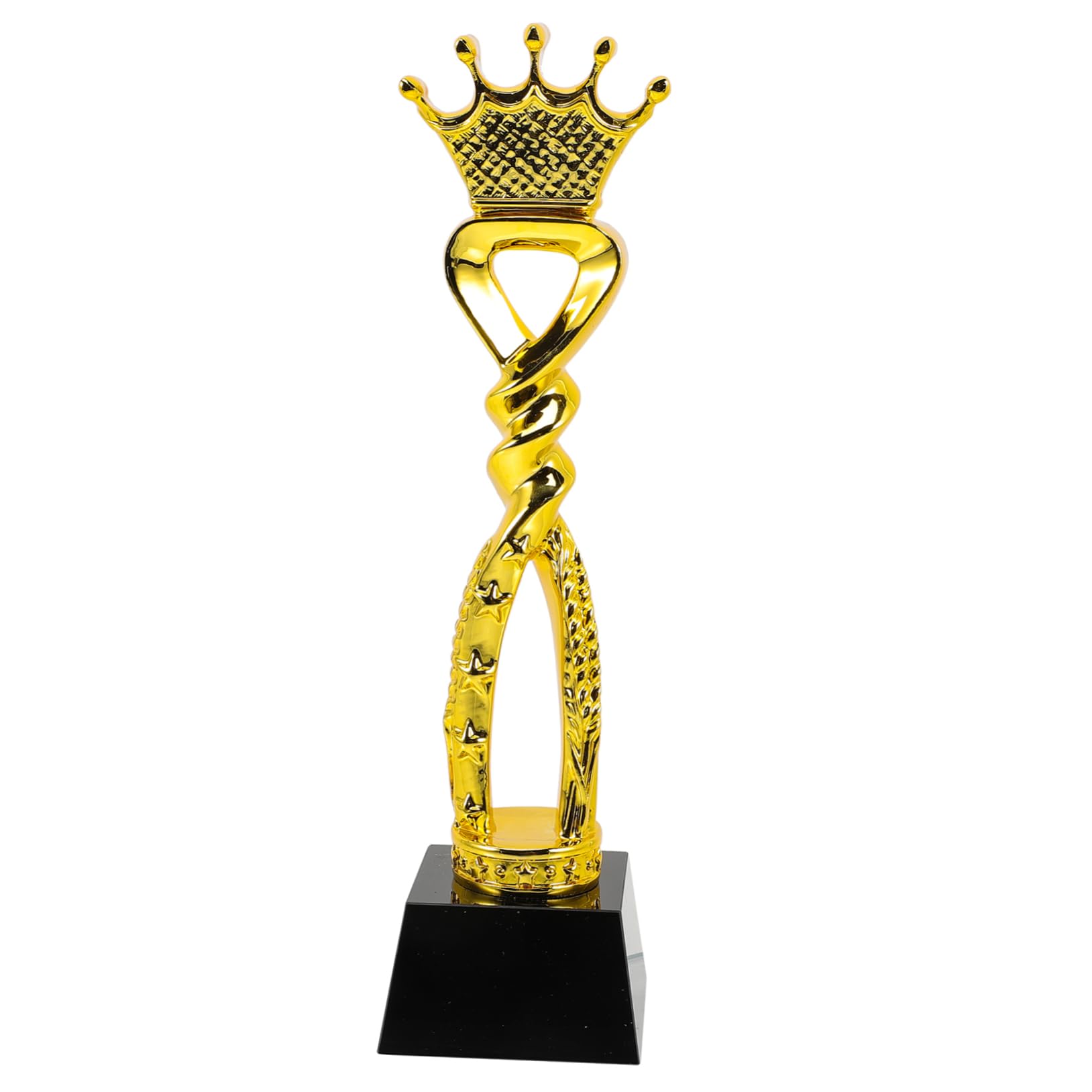 Toddmomy Award Trophy Small Sports Trophy Multi-Function Base Gold Finish